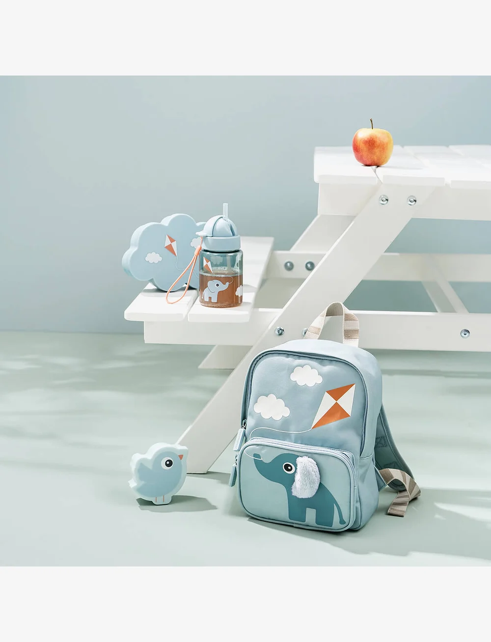 Done by Deer Kids Canvas Backpack Elphee Blue Rucksacke Boozt