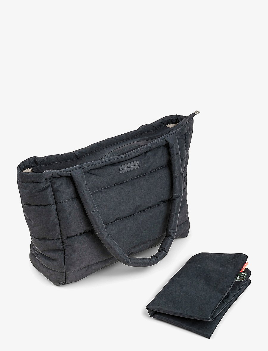Done by Deer - Quilted changing tote bag Black - torby dziecięce - black - 1
