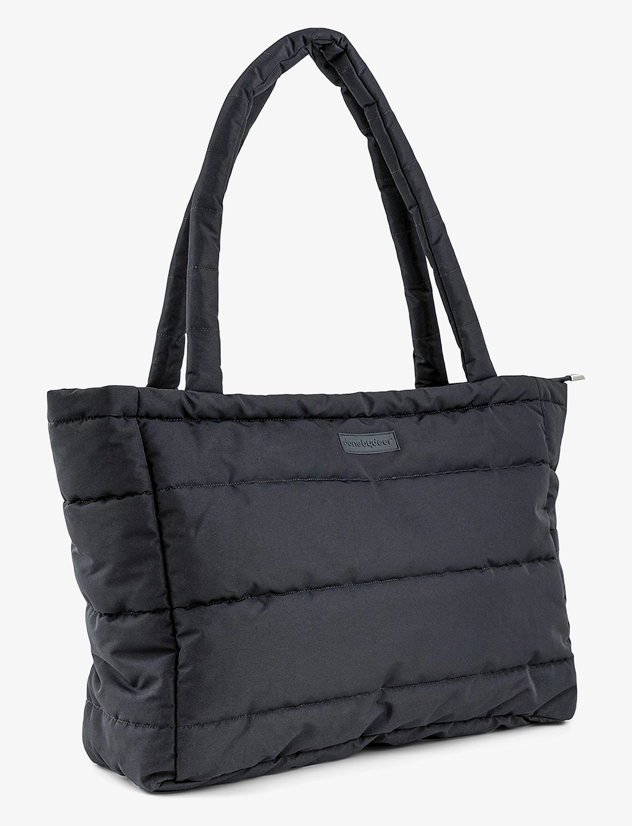 Done by Deer - Quilted changing tote bag Black - changing bags - black - 2