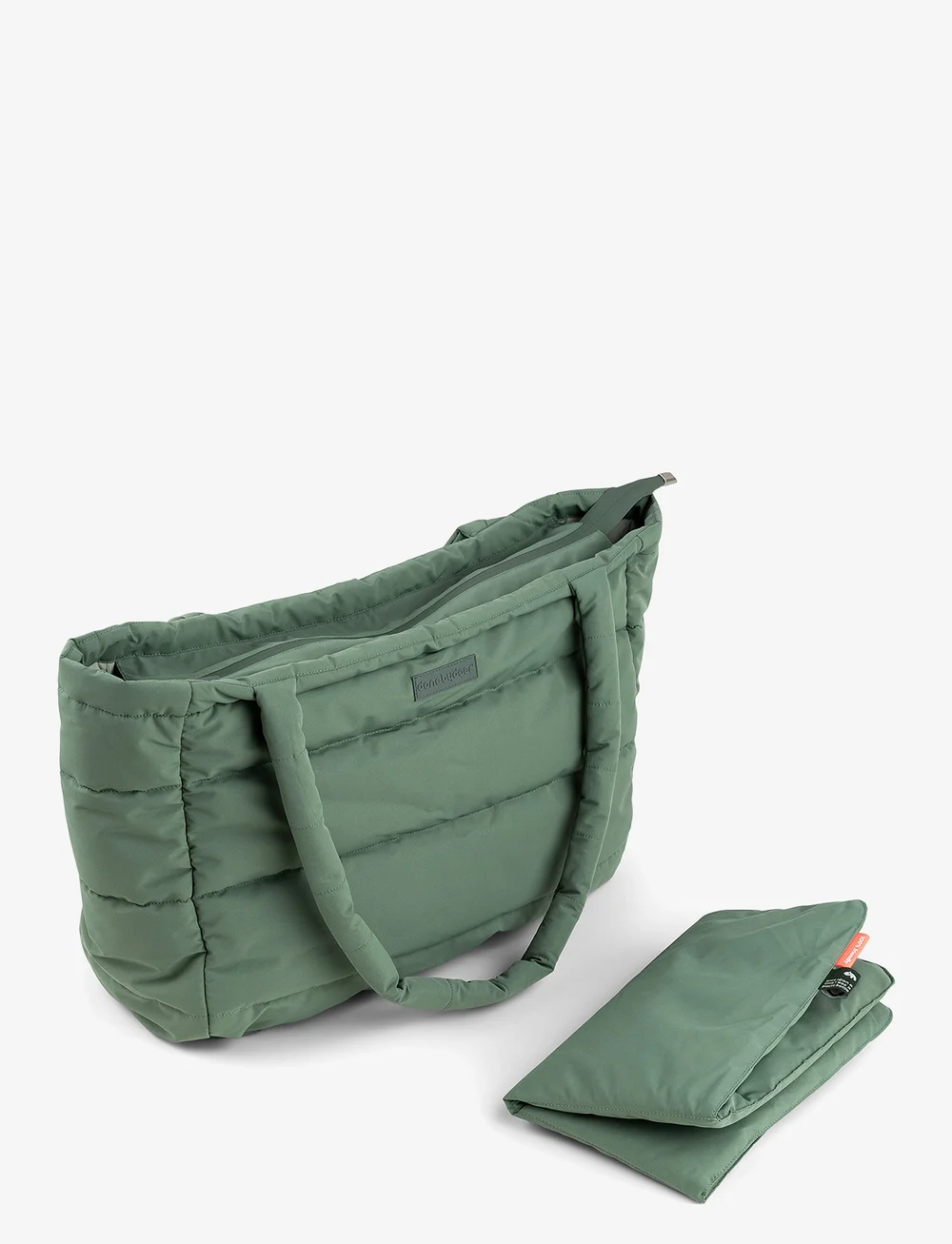Green quilted bag sale