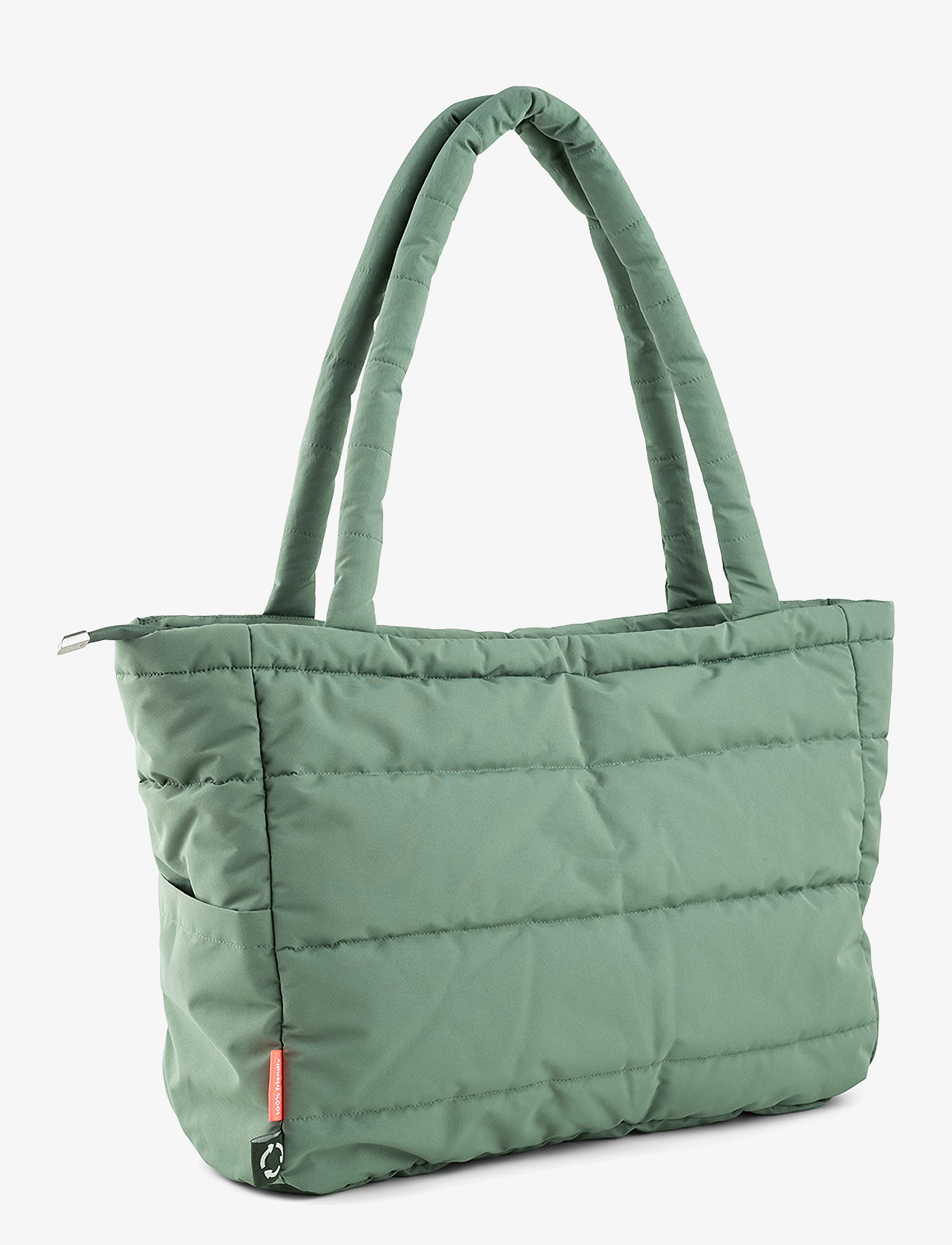 Done by Deer - Quilted changing tote bag Green - pusletasker - green - 3