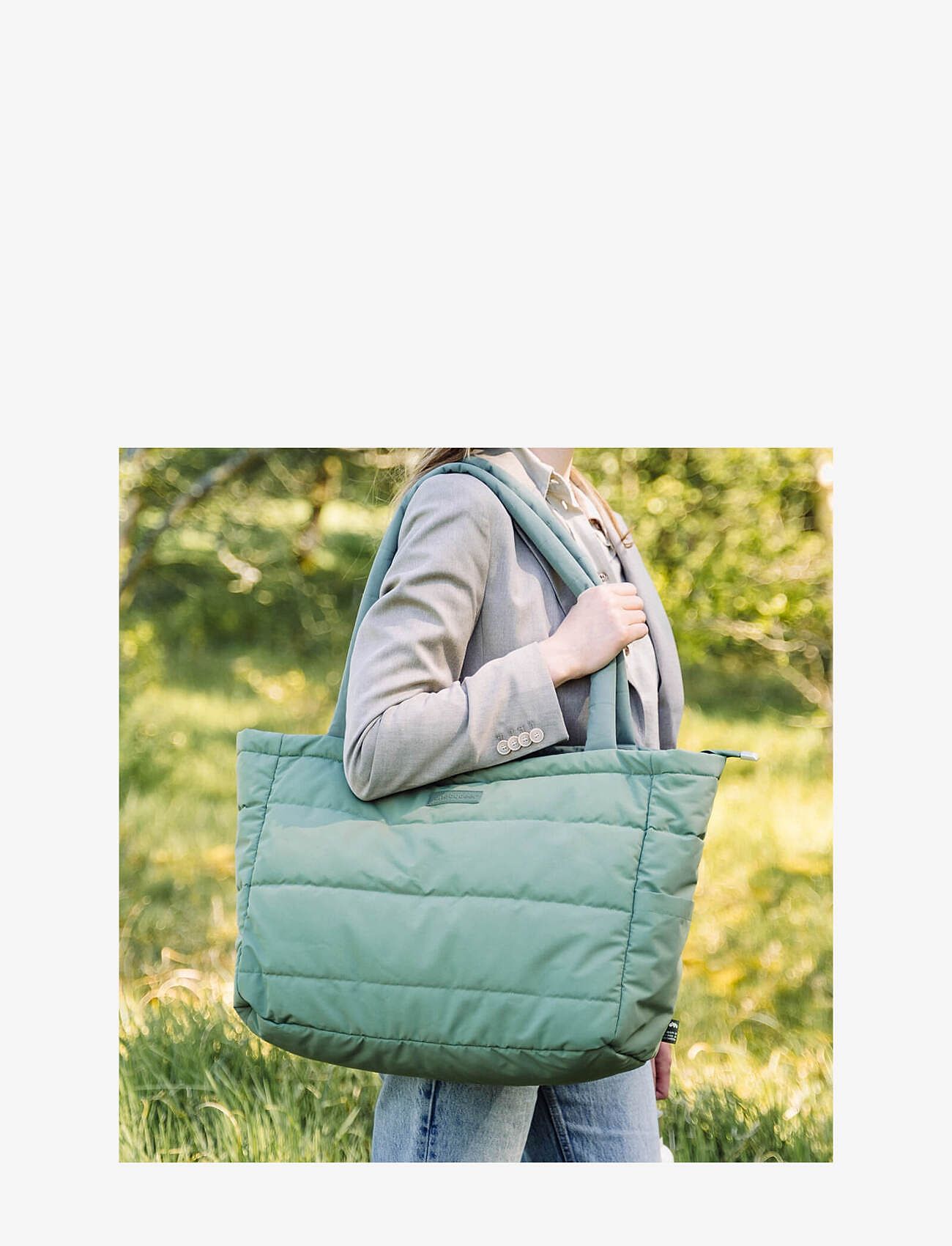 Done by Deer Quilted Changing Tote Bag Green (NEB7043993) Bags