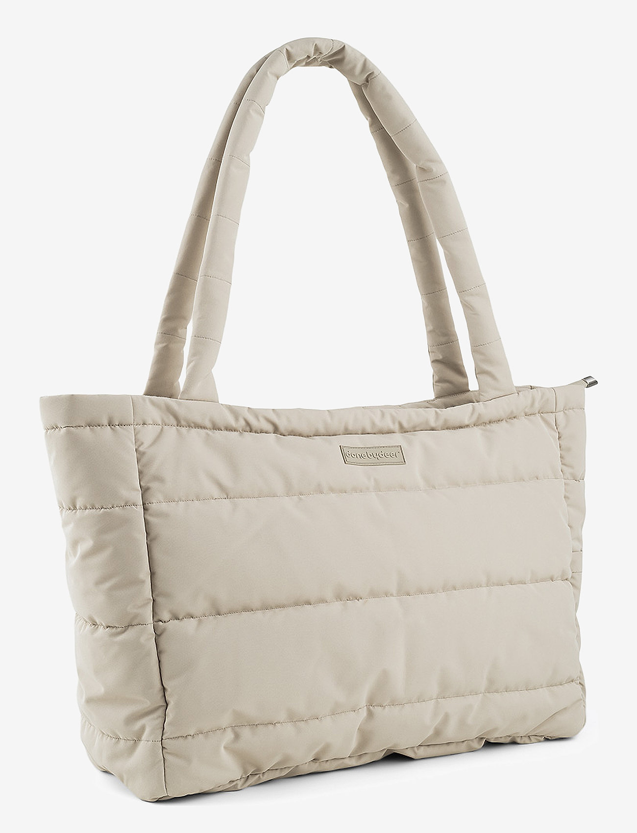 Done by Deer - Quilted changing tote bag Sand - pusletasker - sand - 2