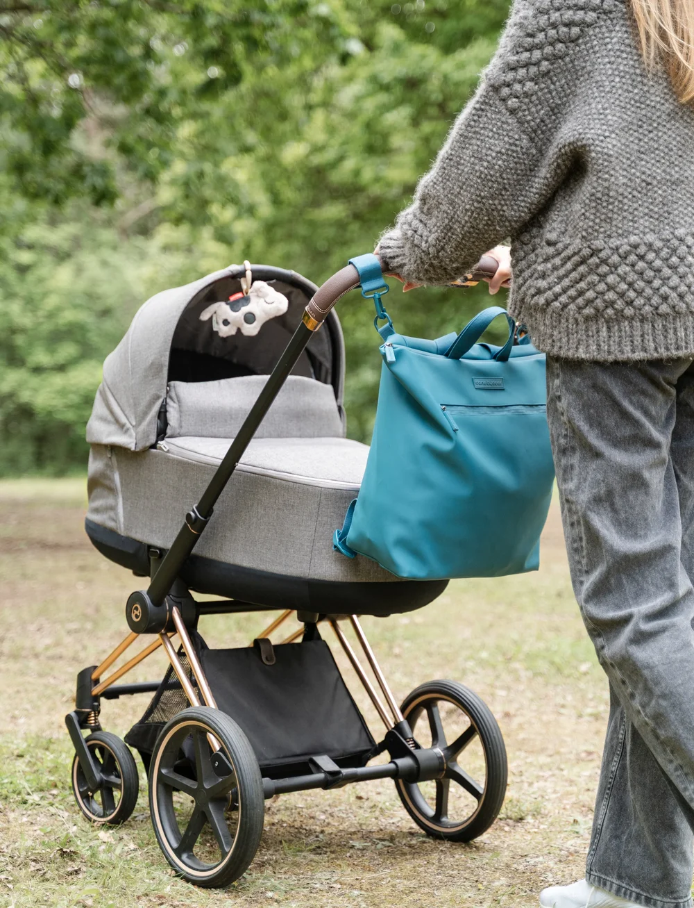 Done by Deer - Changing backpack  Blue - kinderwagen-accessoires - blue - 0