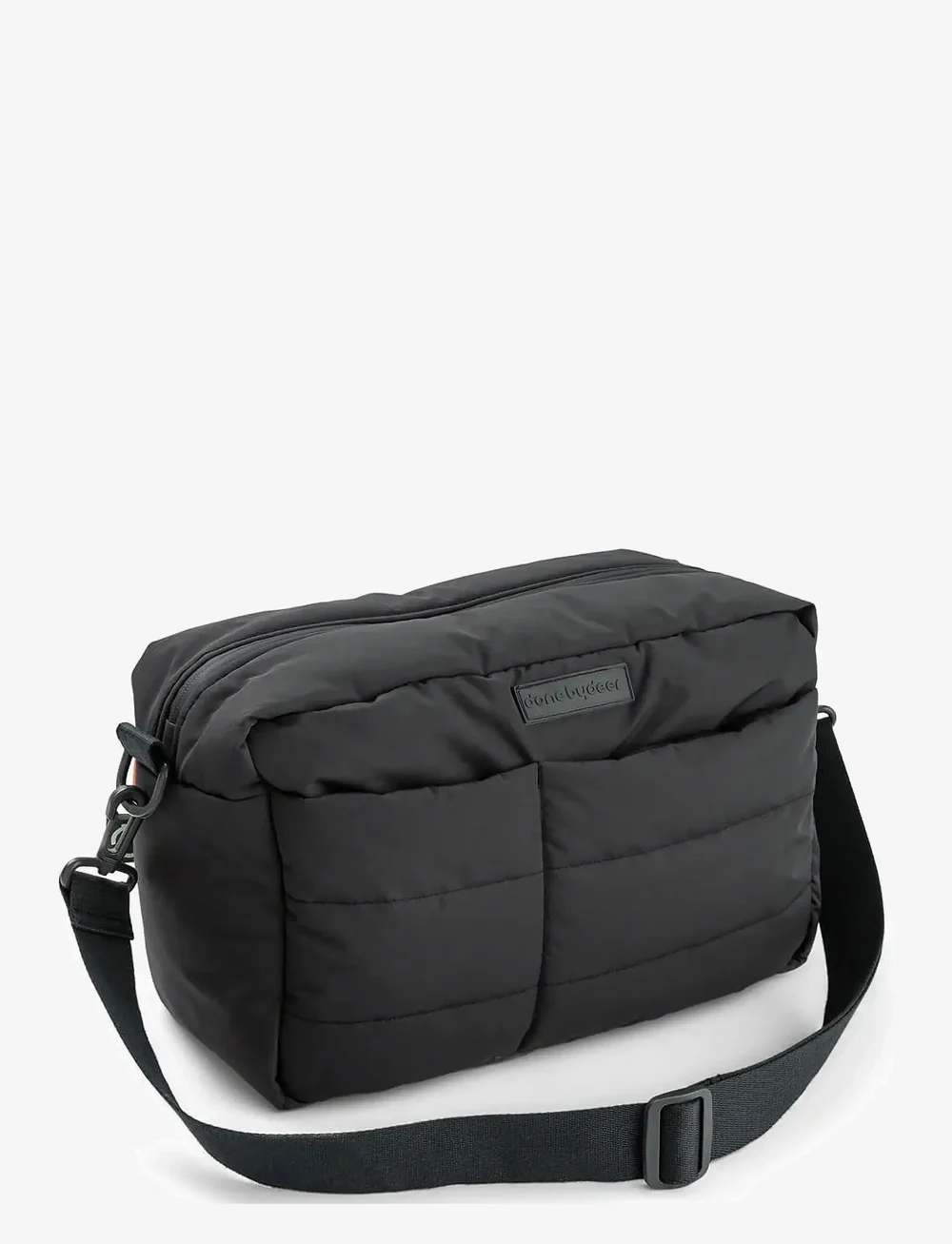 Done by Deer - Quilted stroller bag Black - barnvagnstillbehör - black - 1