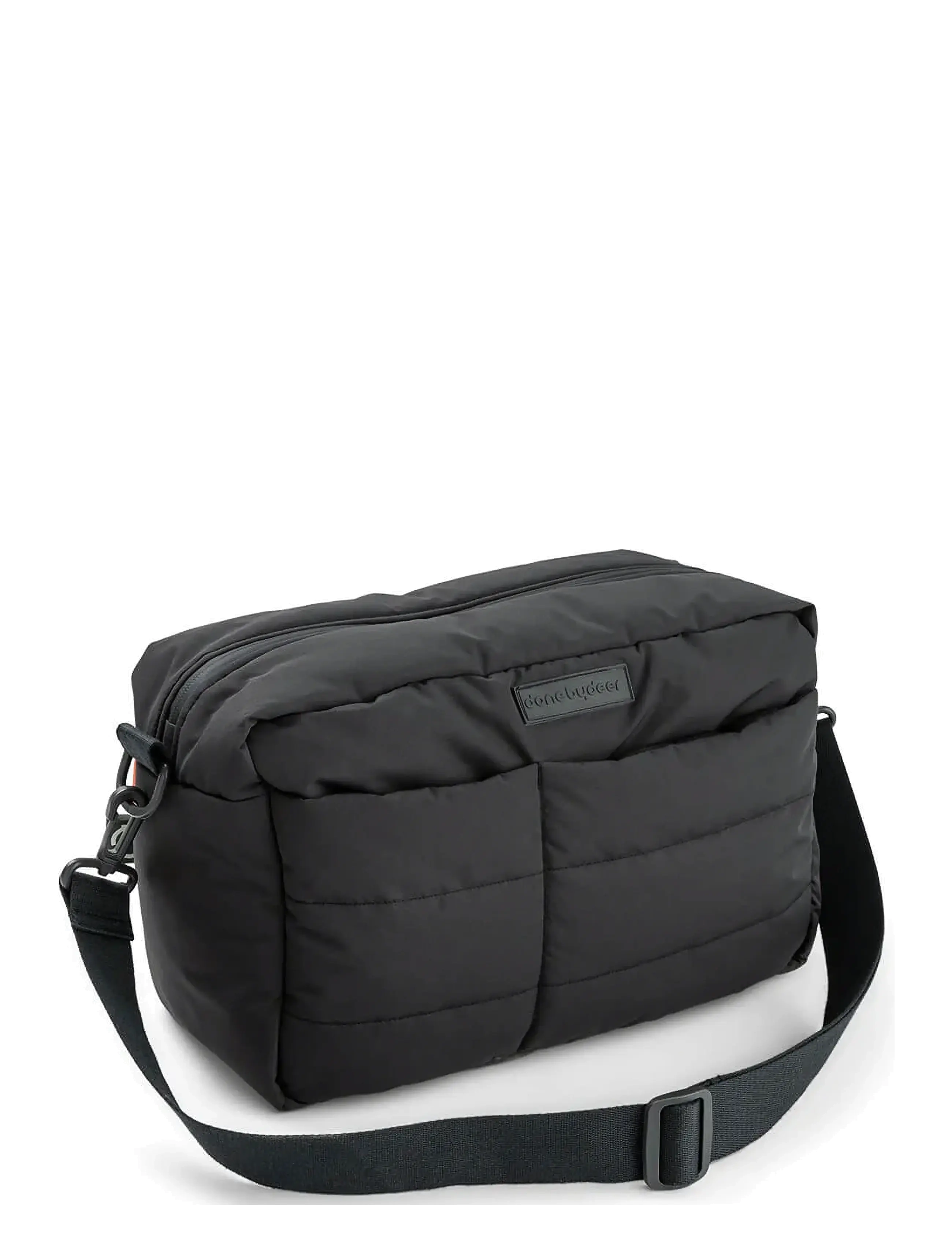 Done by Deer Quilted stroller bag Black - App deal - BLACK / black