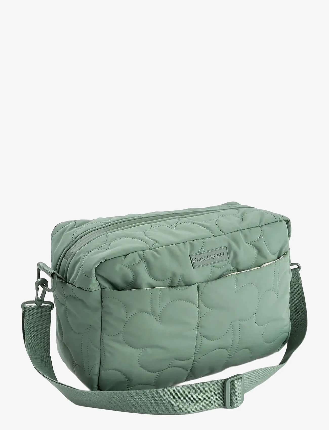 Done by Deer - Quilted stroller bag Green - skiptitöskur - green - 1