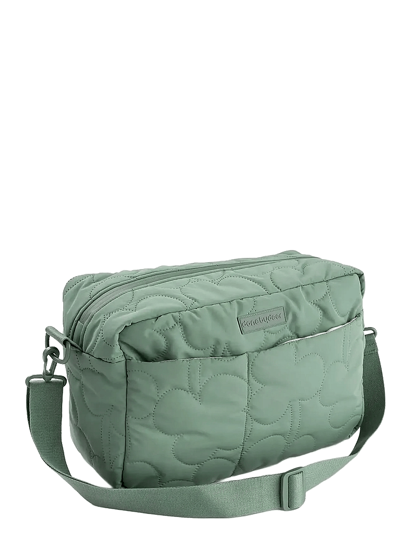 Done by Deer - Quilted stroller bag Green - skiptitöskur - green - 1