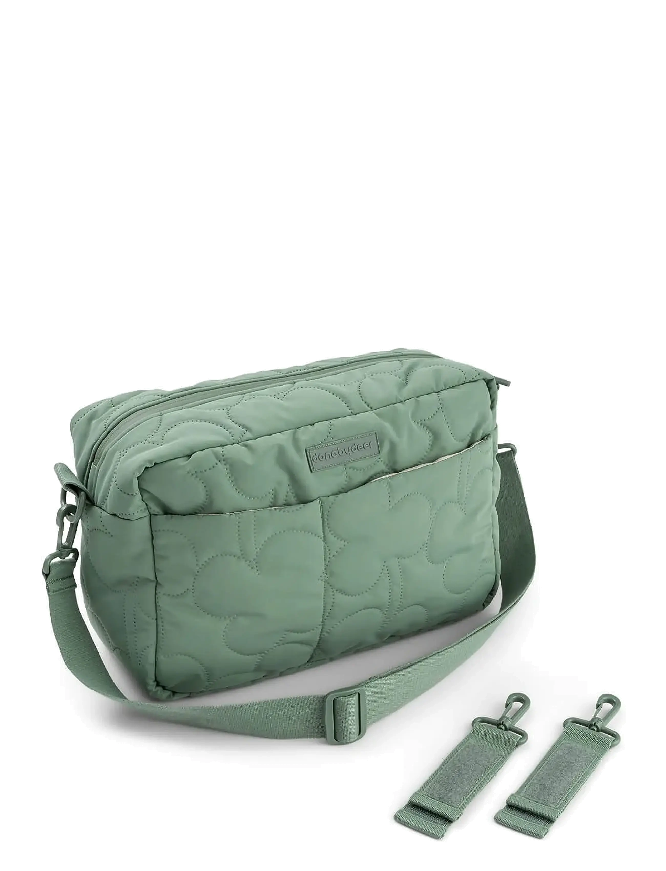 Done by Deer - Quilted stroller bag Green - torby dziecięce - green - 2