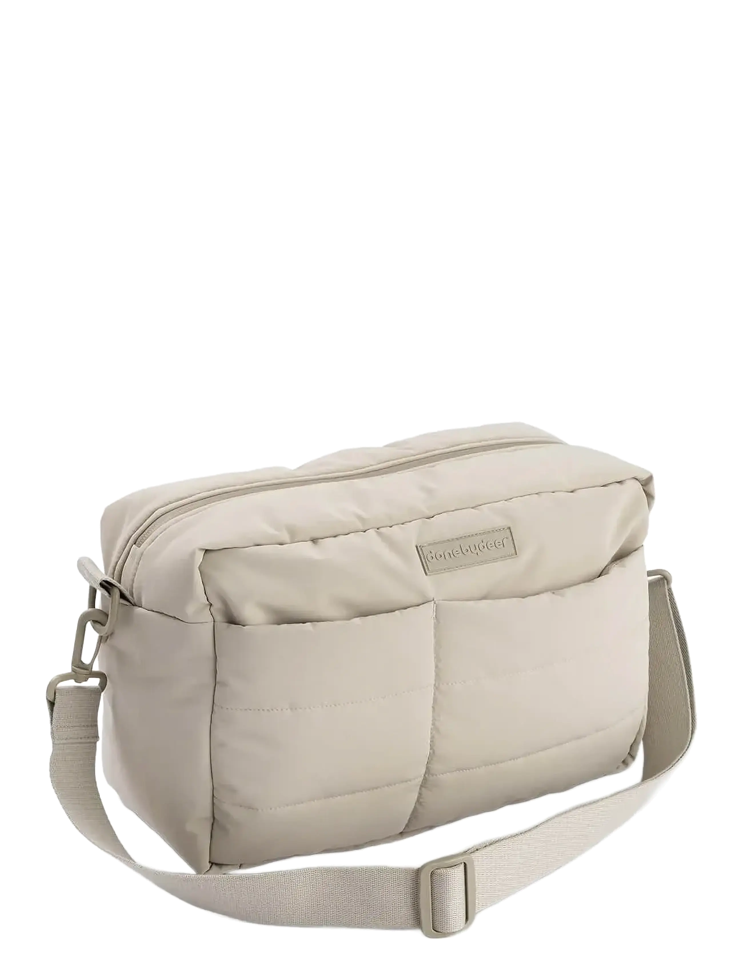 Done by Deer Quilted Stroller Bag Sand, One Size, Care & Hygiene, Beige - Changing Bags, Kinder