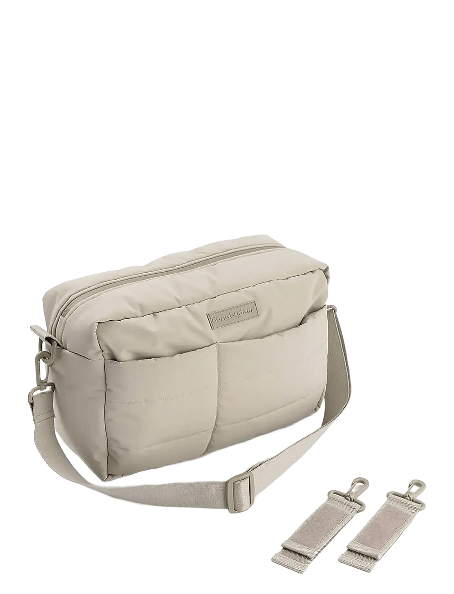 Done by Deer - Quilted stroller bag Sand - stellevesker - sand - 2
