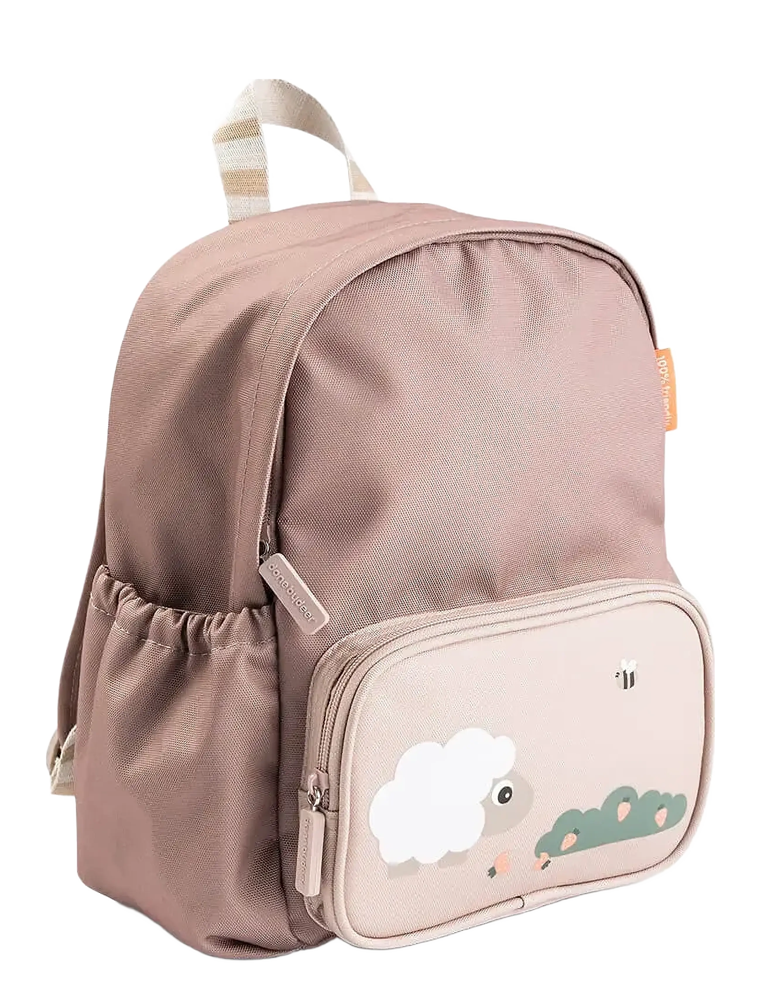 Done by Deer Kids backpack Tiny farm Powder 7,5 L - Ryggsäckar - POWDER / pink/rose