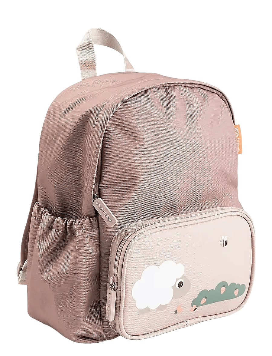 Done by Deer - Kids backpack Tiny farm Powder 7,5 L - seljakotid - powder - 1