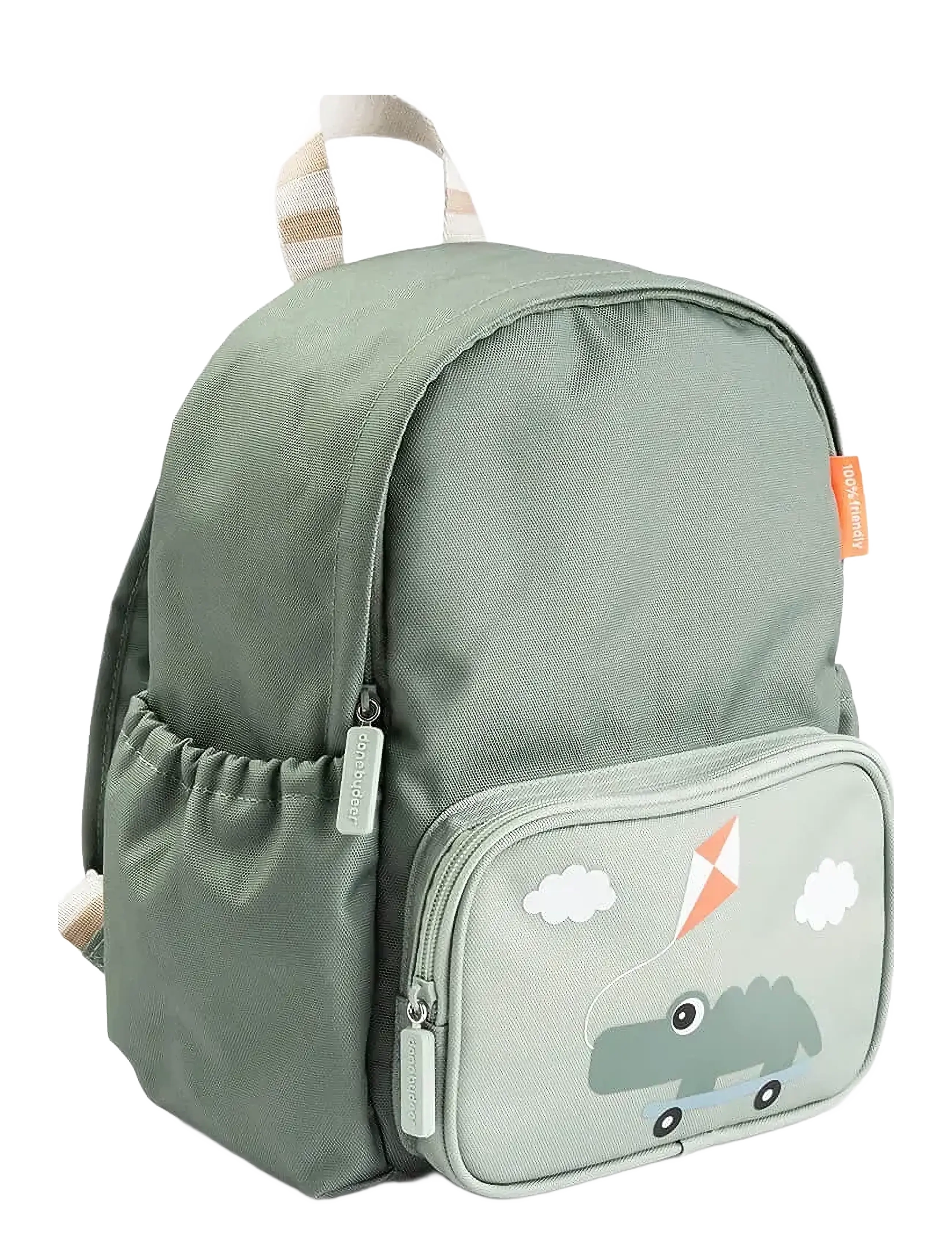 Done by Deer Kids backpack Playground Green 7,5 L - Ryggsäckar - GREEN / green