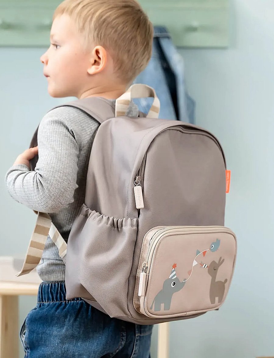 Done by Deer - Kids backpack Celebration Sand 7,5 L - plecaki - sand - 4