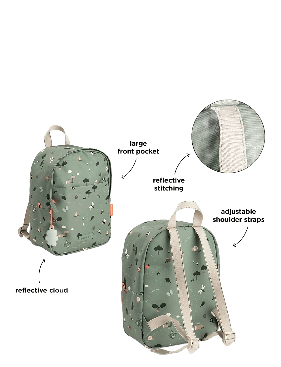 Done by Deer - Kids backpack Tiny trails Green 7,5 L - green - 3