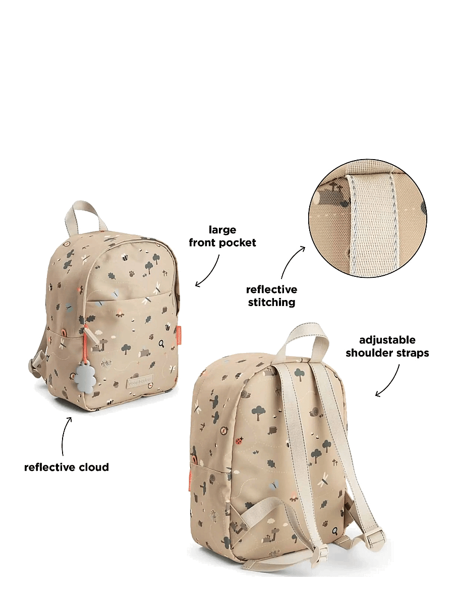 Done by Deer - Kids backpack Tiny trails Sand 7,5 L - rucksäcke - sand - 3