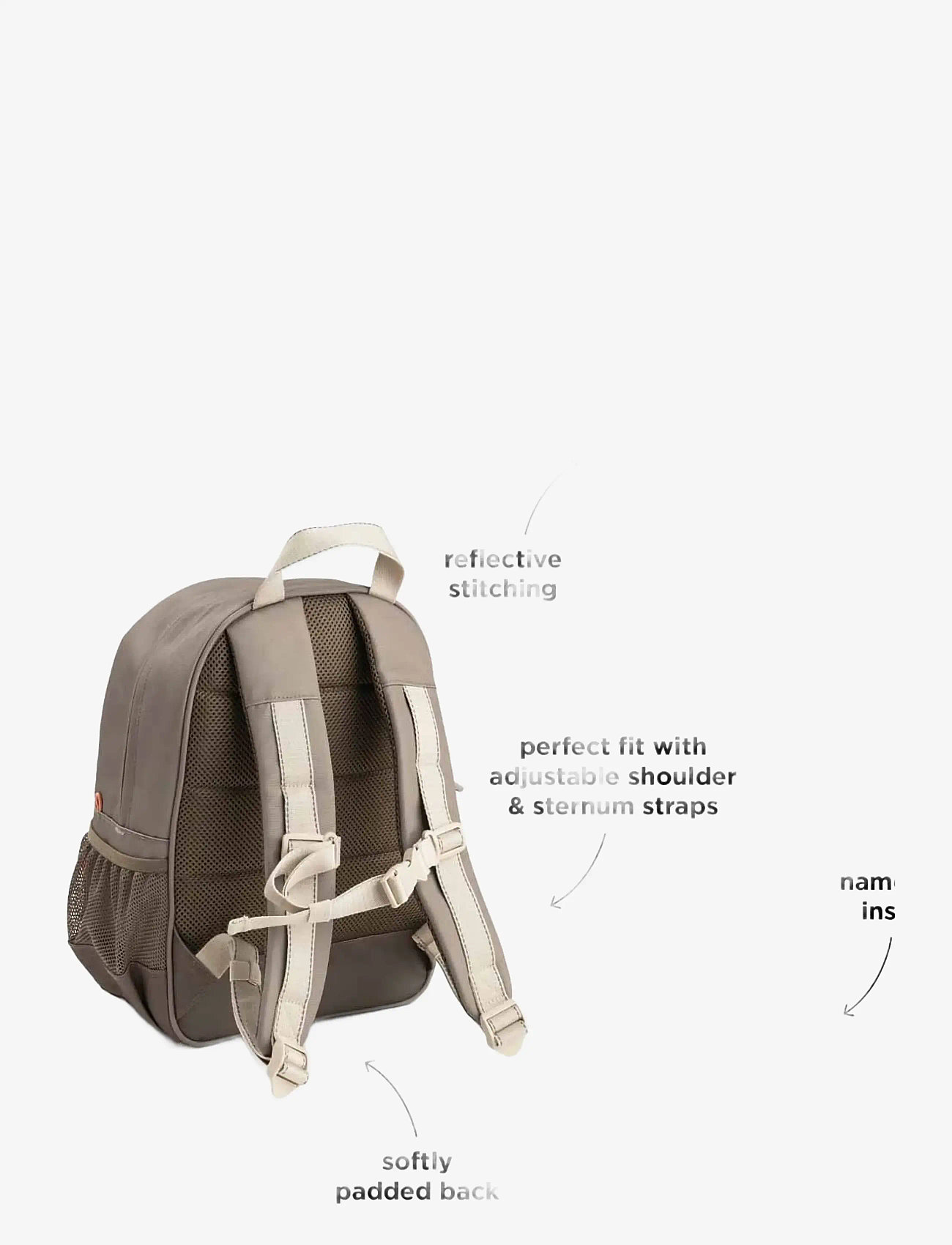 Done by Deer - Junior backpack Tiny trails Sand 13 L - rygsække - sand - 3