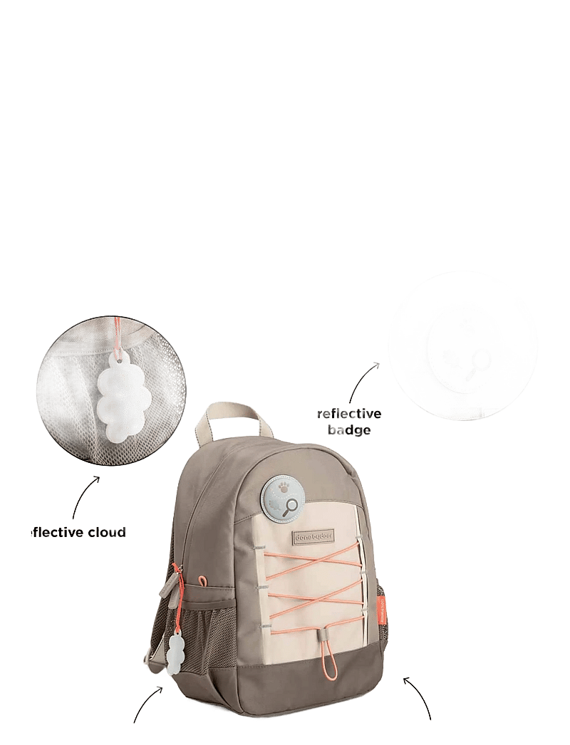 Done by Deer - Junior backpack Tiny trails Sand 13 L - rucksäcke - sand - 4
