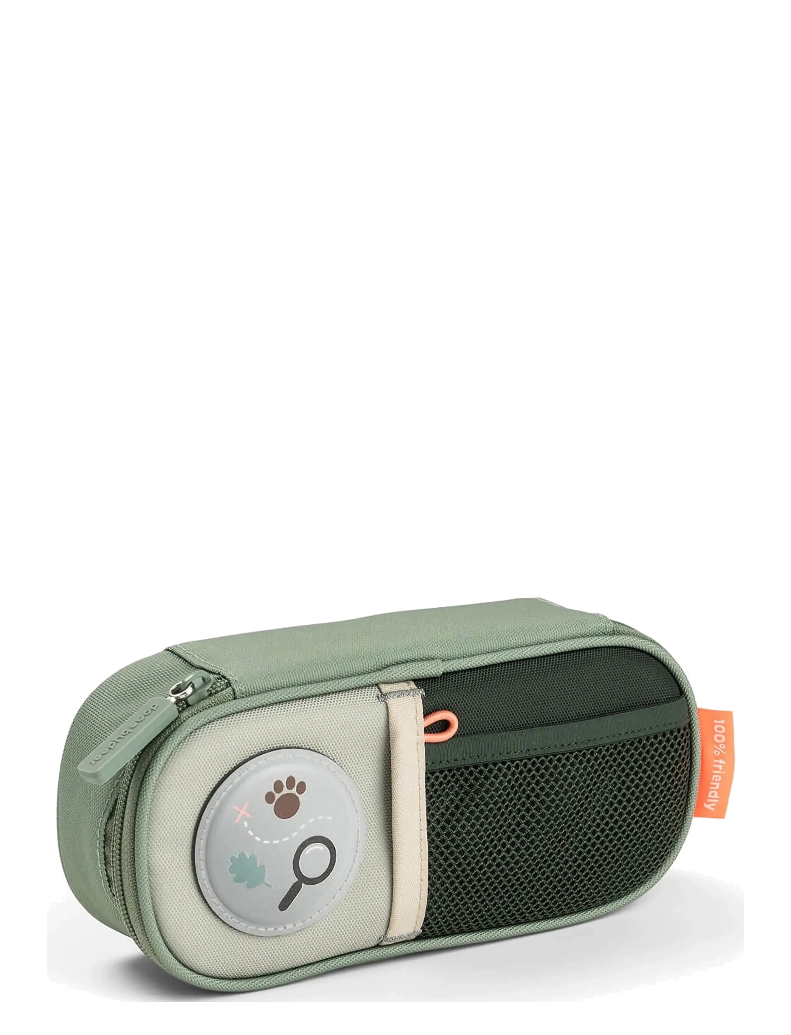 Done by Deer Pencil case Tiny trails Green - Fylgihlutir - GREEN / green