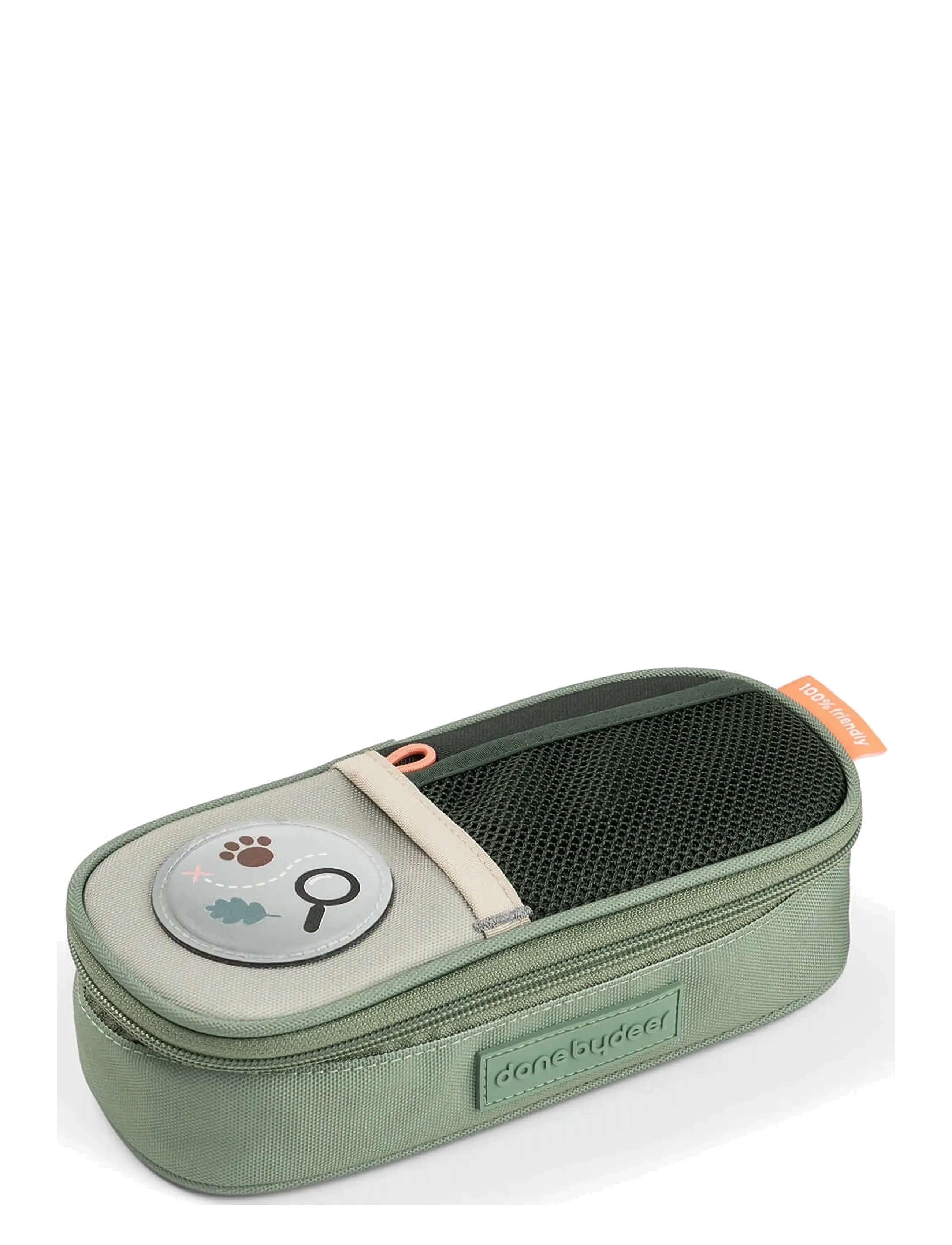 Done by Deer - Pencil case Tiny trails Green - pencil cases - green - 2