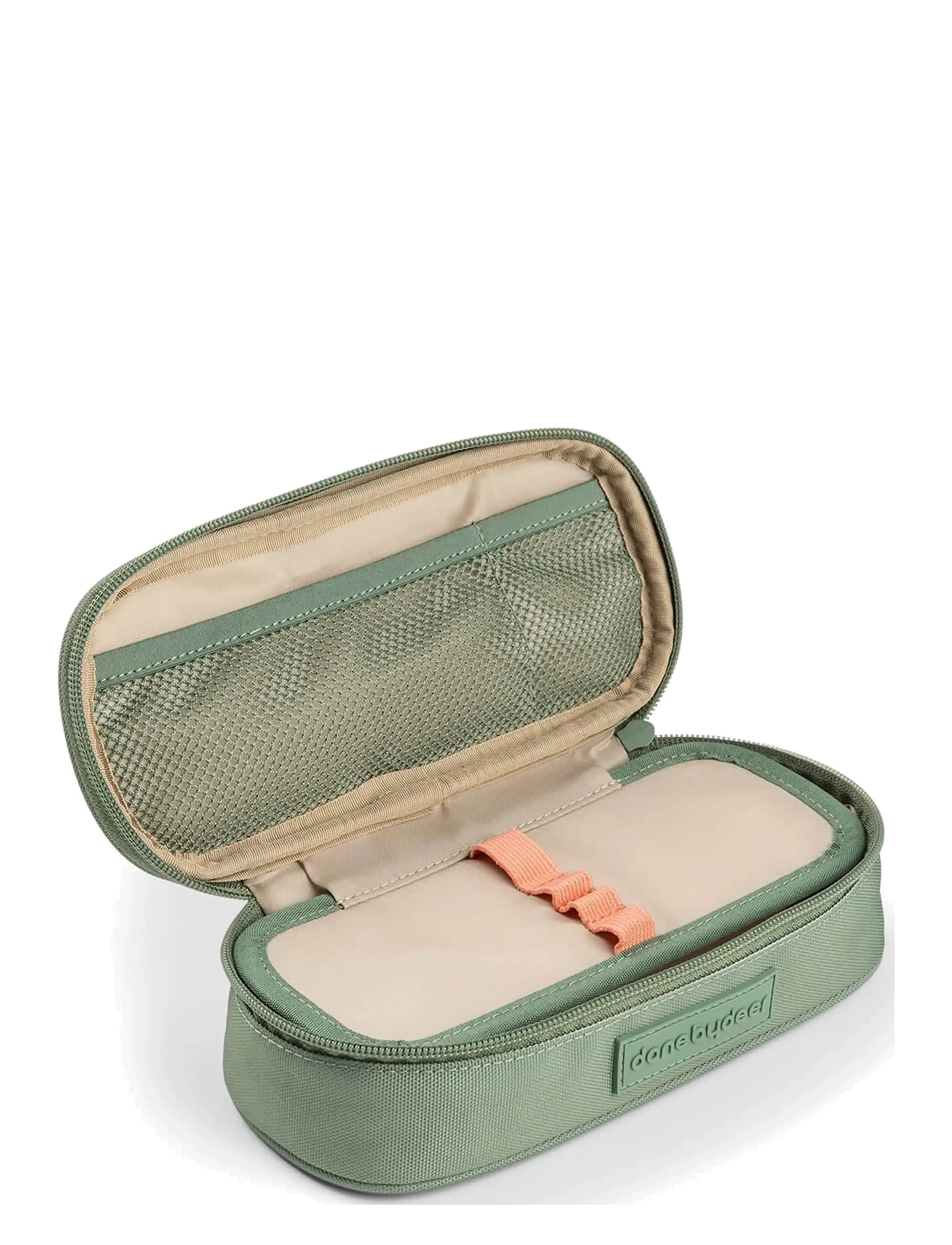 Done by Deer - Pencil case Tiny trails Green - pencil cases - green - 3