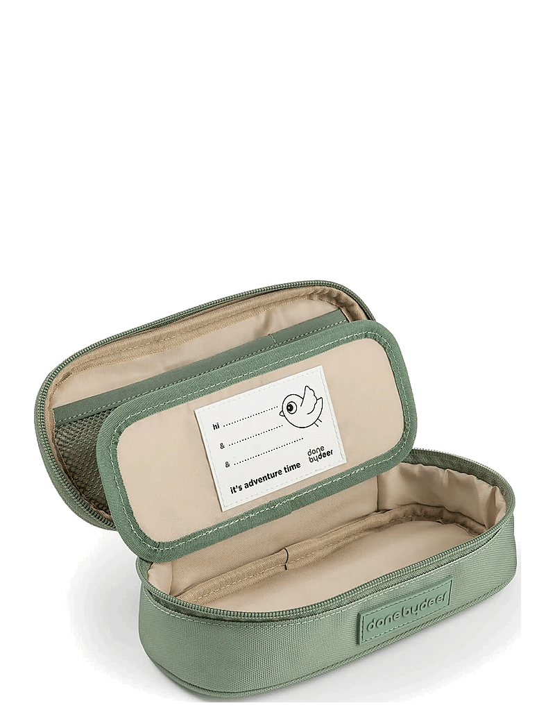 Done by Deer - Pencil case Tiny trails Green - federmäppchen - green - 4