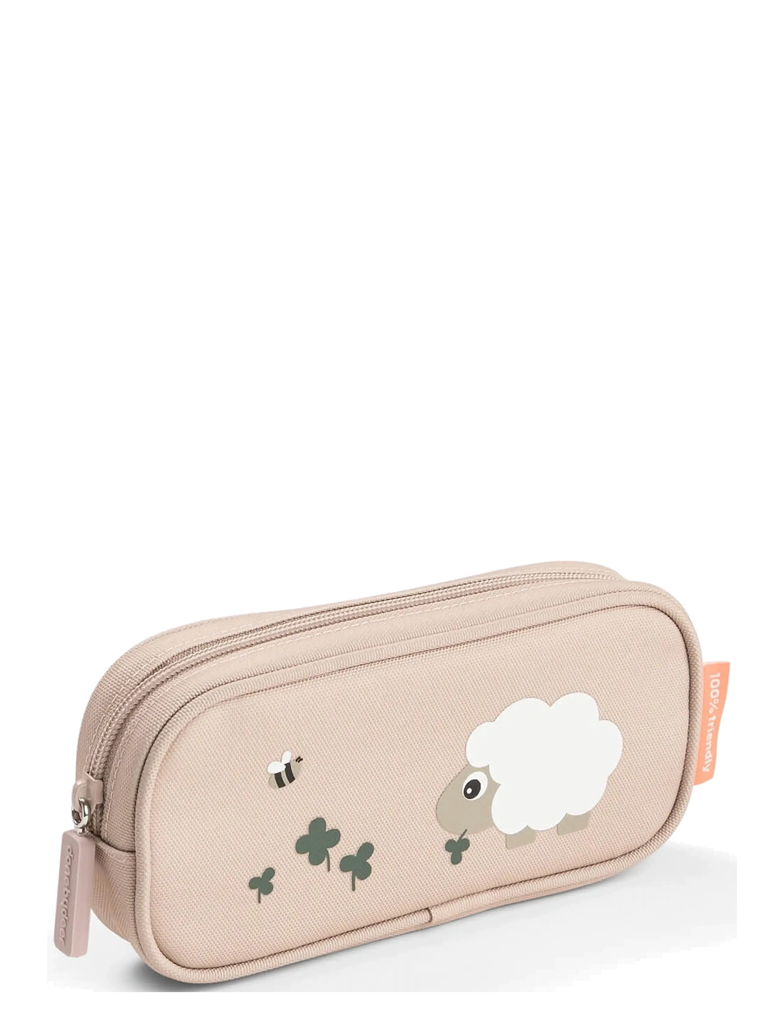 Done by Deer Pencil case Tiny farm Powder - New Arrivals - POWDER / beige