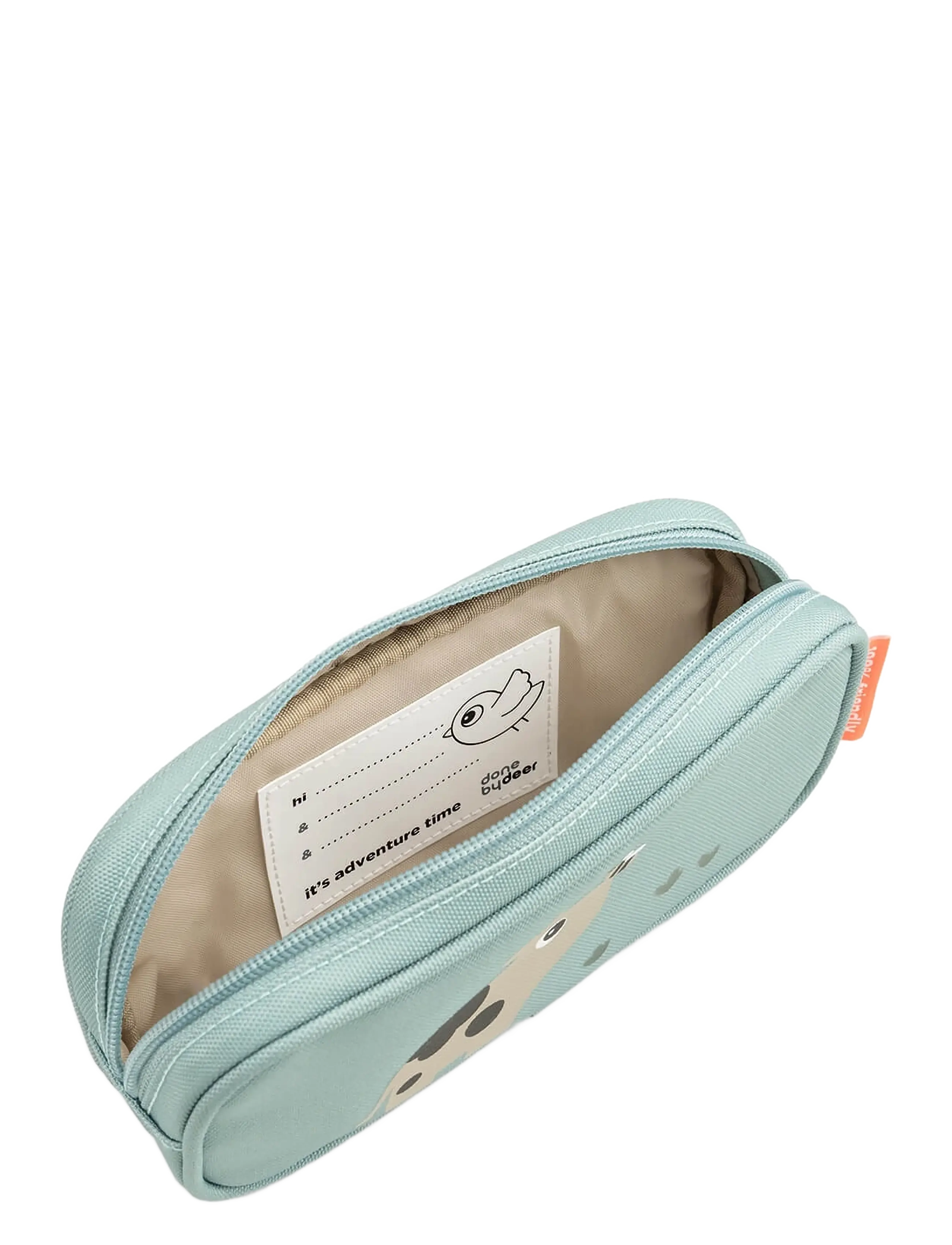 Done by Deer - Pencil case Tiny farm Blue - pieštukinės - blue - 2