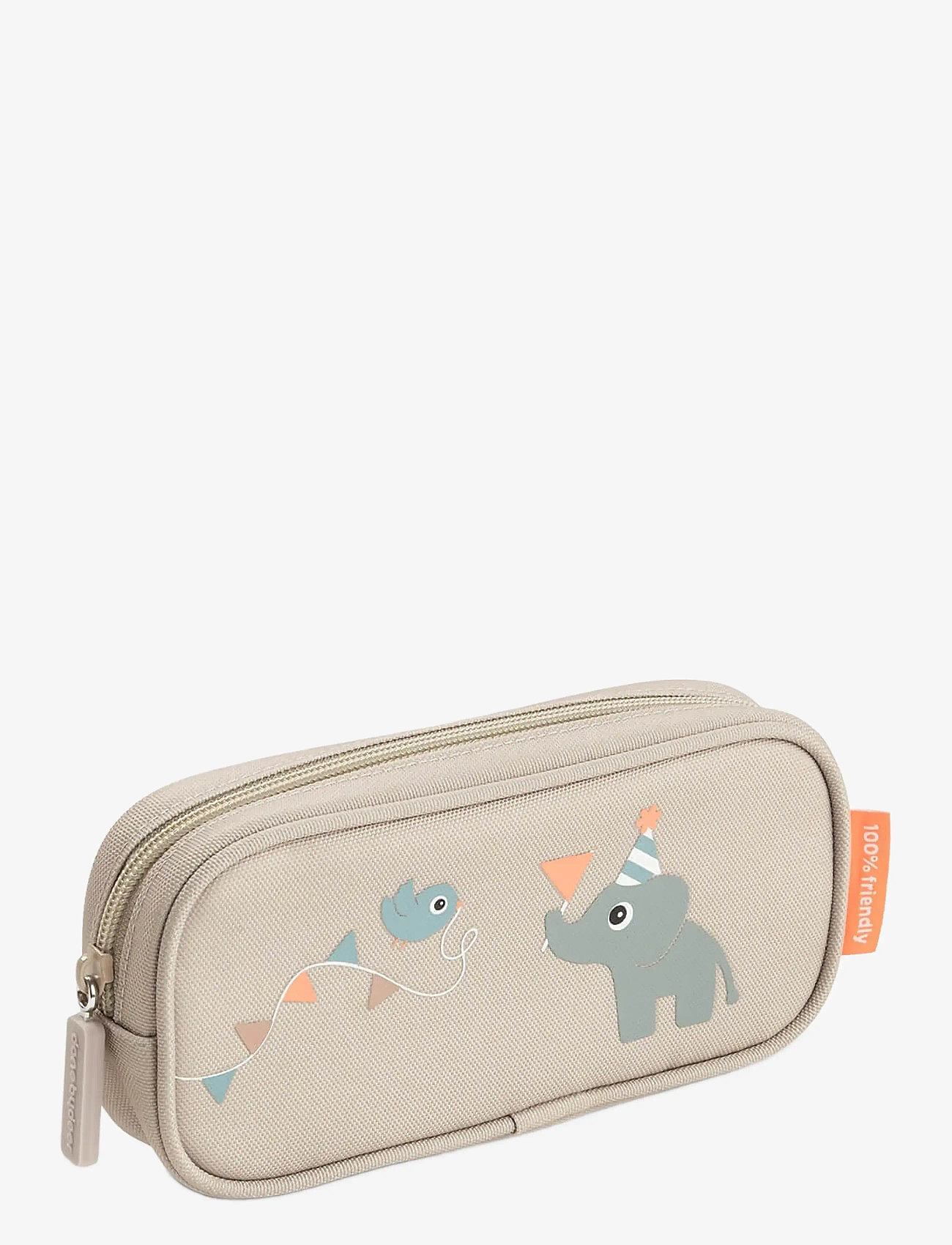 Done by Deer - Pencil case Celebration Sand - penalhuse - sand - 1