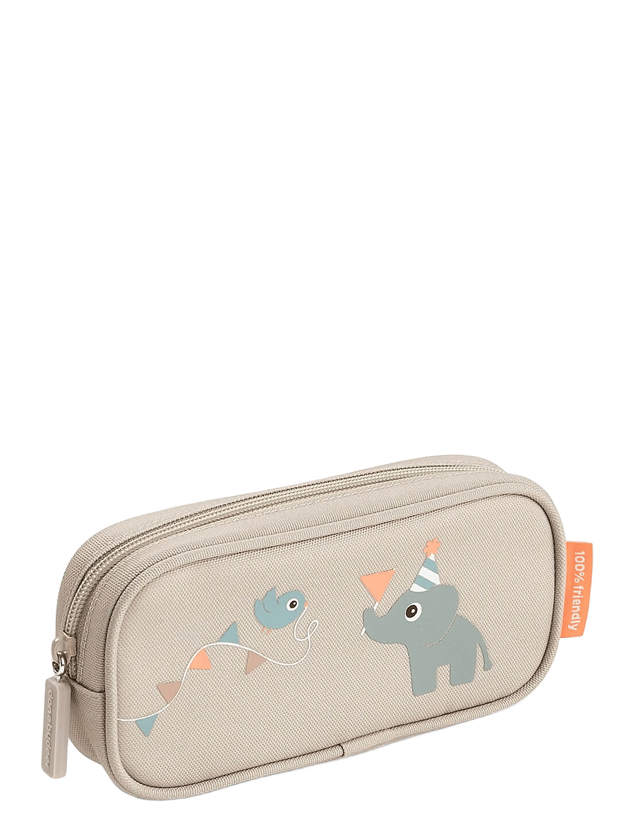 Done by Deer - Pencil case Celebration Sand - federmäppchen - sand - 1