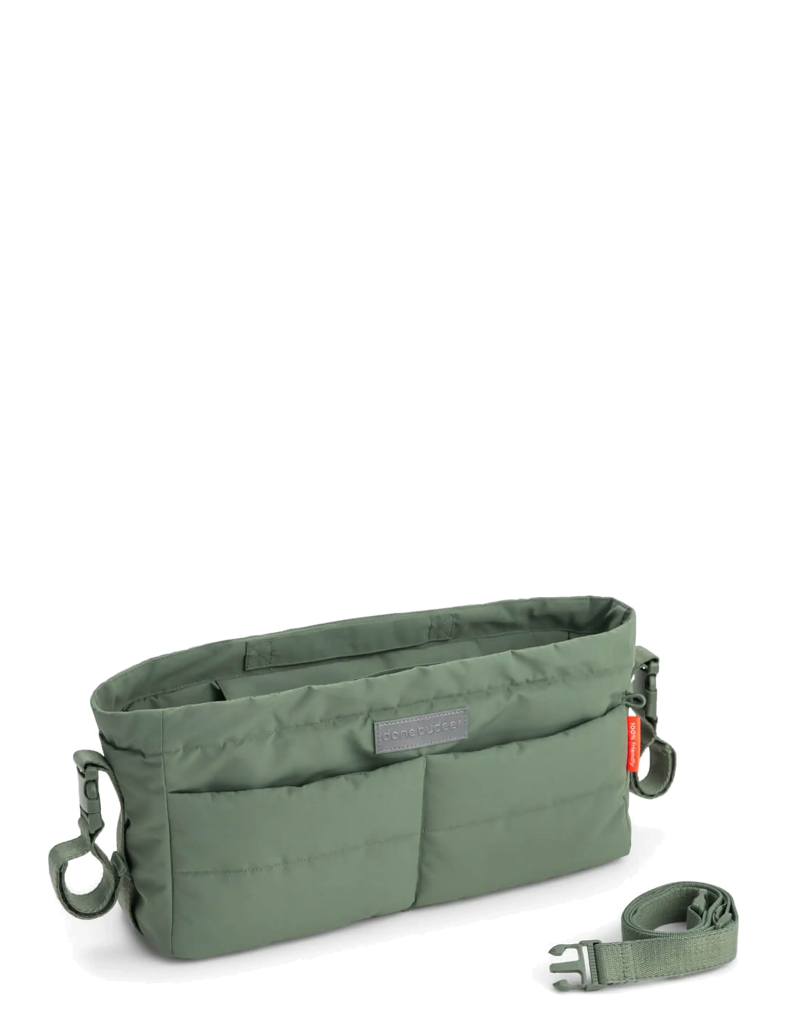 Done by Deer Stroller organiser Green - Babyprodukter - GREEN / green