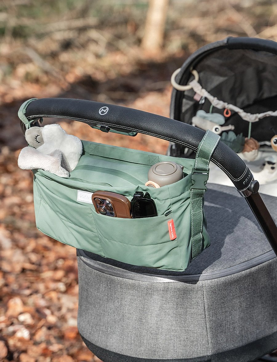 Done by Deer - Stroller organiser Green - kinderwagen-accessoires - green - 0
