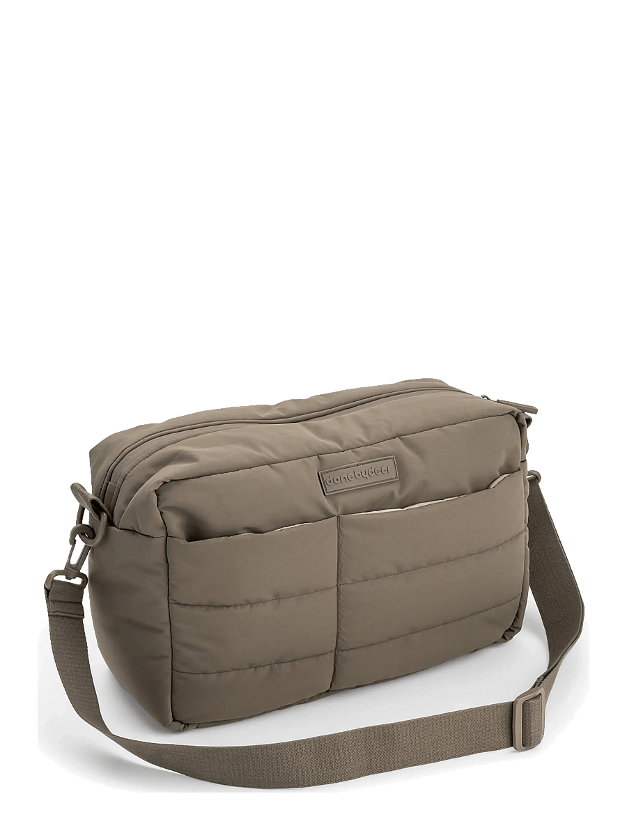 Done by Deer - Quilted stroller bag Taupe - wickeltaschen - taupe - 1
