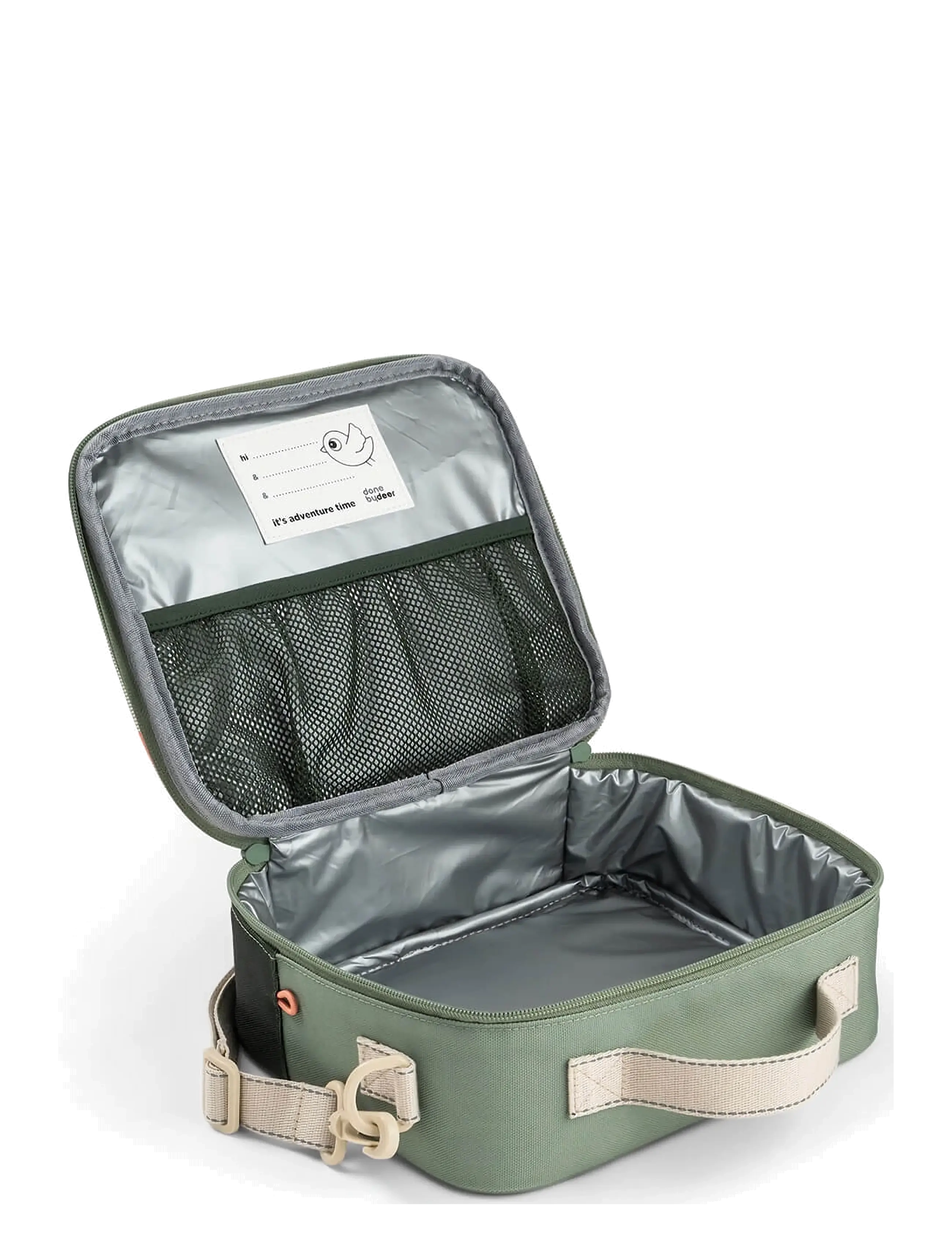 Done by Deer - Insulated lunch bag Tiny trails Green 4 L - tygpåsar & små väskor - green - 2