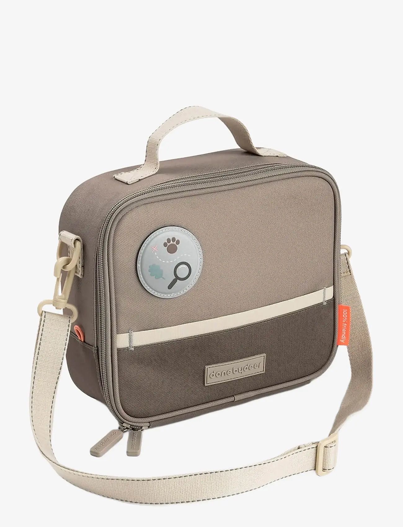 Done by Deer - Insulated lunch bag Tiny trails Sand 4 L - totes & små tasker - sand - 1