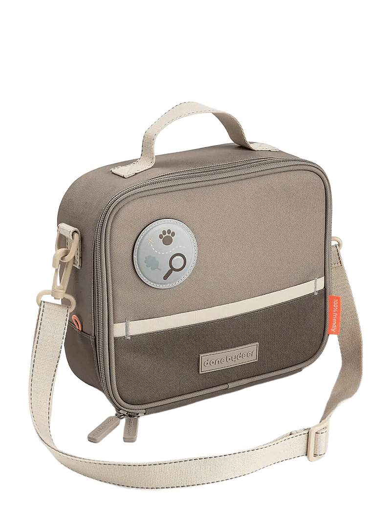 Done by Deer - Insulated lunch bag Tiny trails Sand 4 L - meigikotid ja väikesed kotid - sand - 1