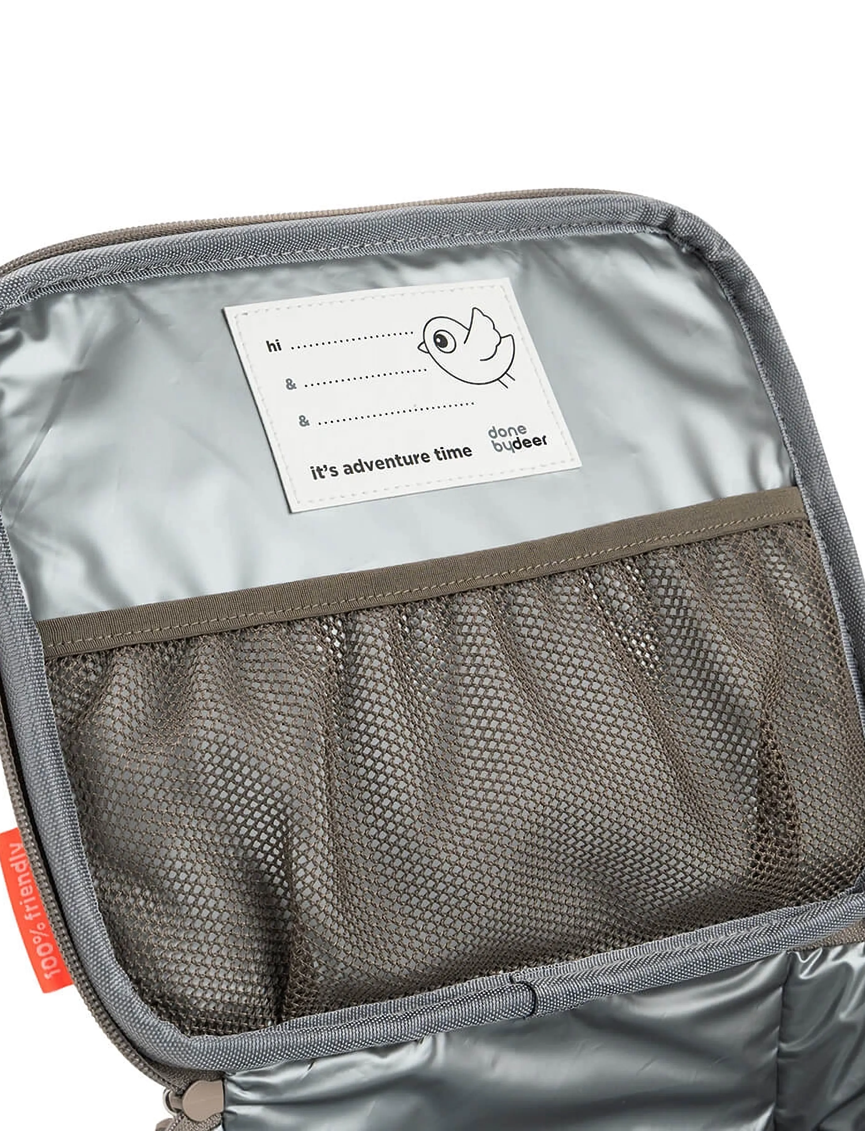 Done by Deer - Insulated lunch bag Tiny trails Sand 4 L - totes & small bags - sand - 4