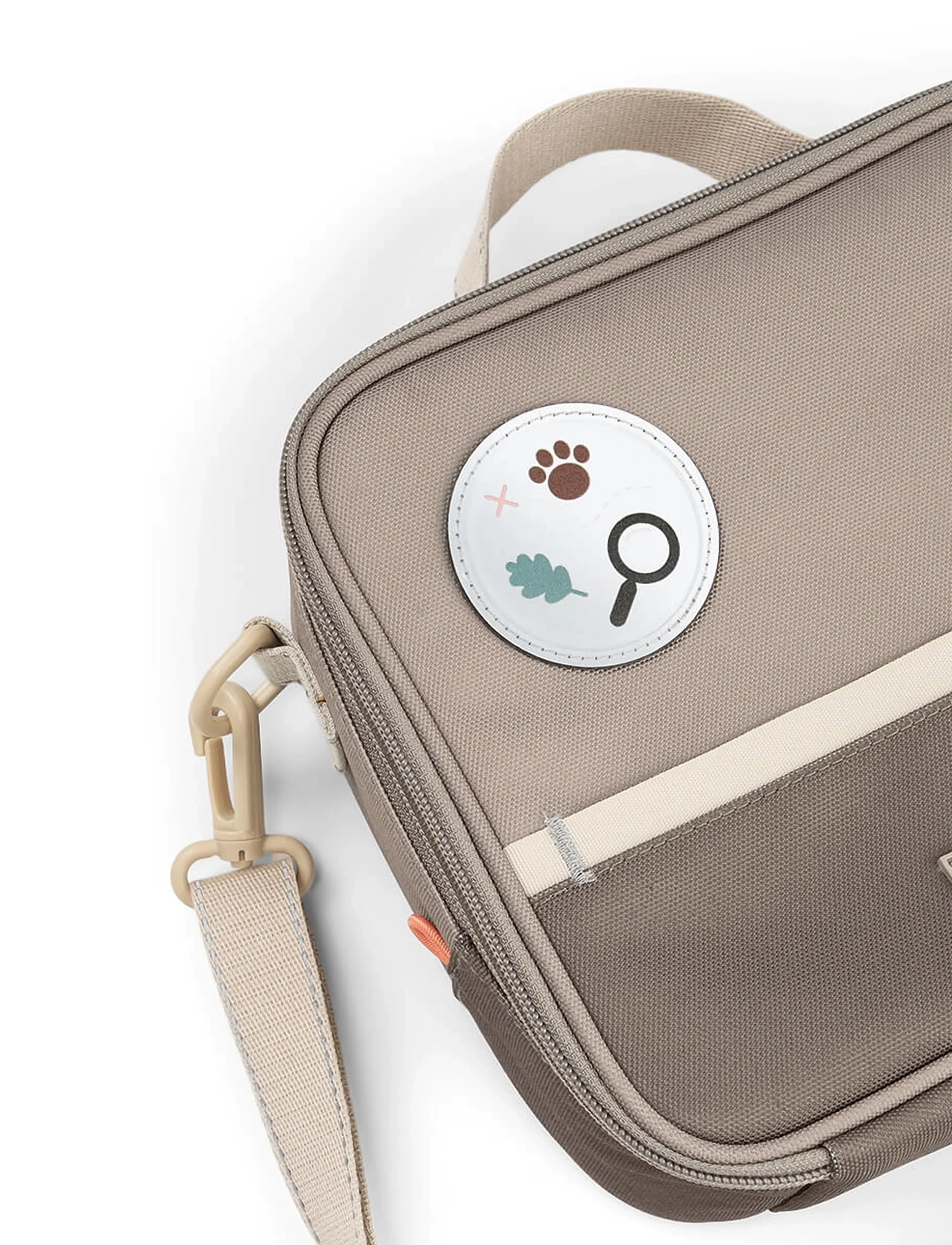 Done by Deer - Insulated lunch bag Tiny trails Sand 4 L - totes & small bags - sand - 5