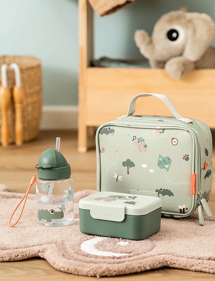 Done by Deer - Tiny insulated lunch bag Tiny trails Green 2,8 L - tragetaschen & kleine taschen - green - 5