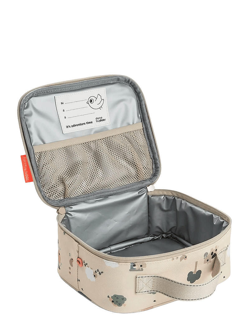 Done by Deer - Tiny insulated lunch bag Tiny farm Sand 2,8 L - brotdosen - sand - 2