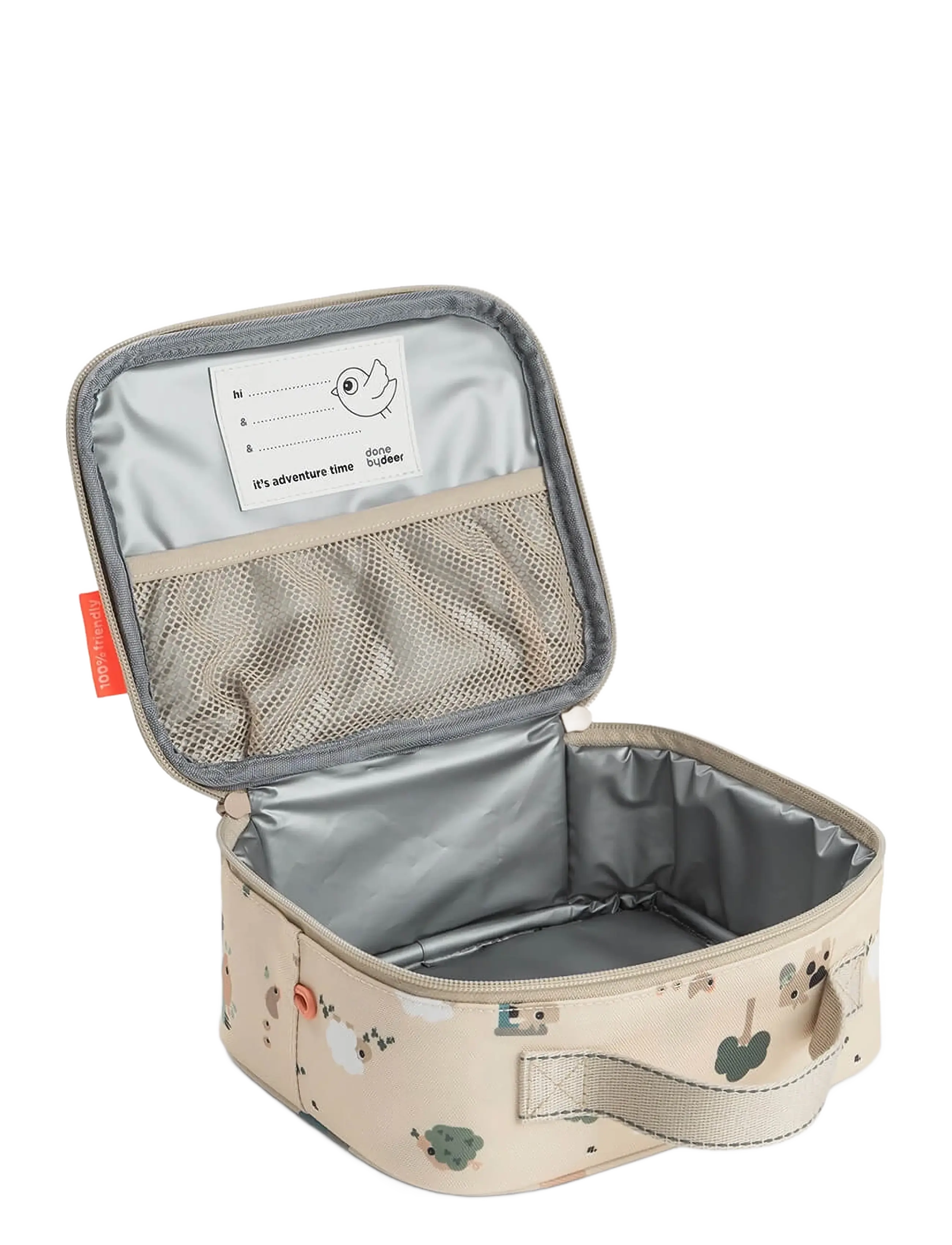 Done by Deer - Tiny insulated lunch bag Tiny farm Sand 2,8 L - lunchlådor - sand - 2