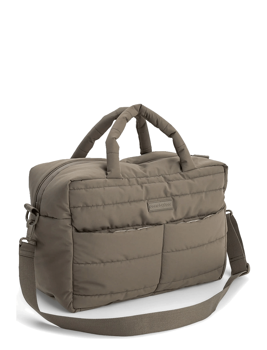 Done by Deer - Quilted changing bag Taupe - wickeltaschen - taupe - 1