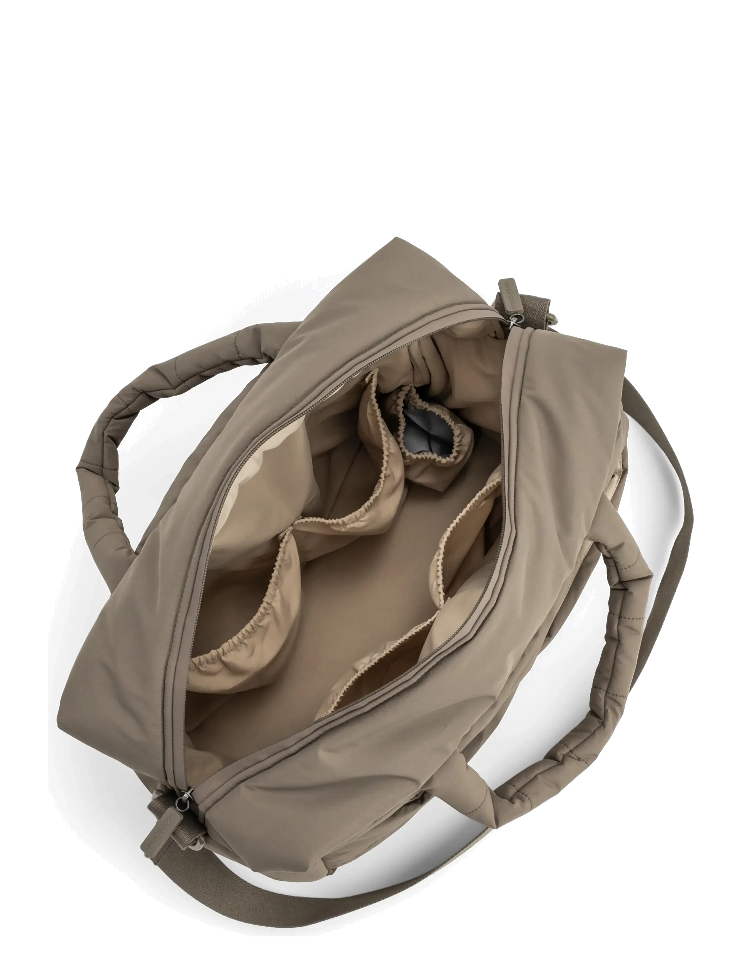 Done by Deer - Quilted changing bag Taupe - taupe - 3