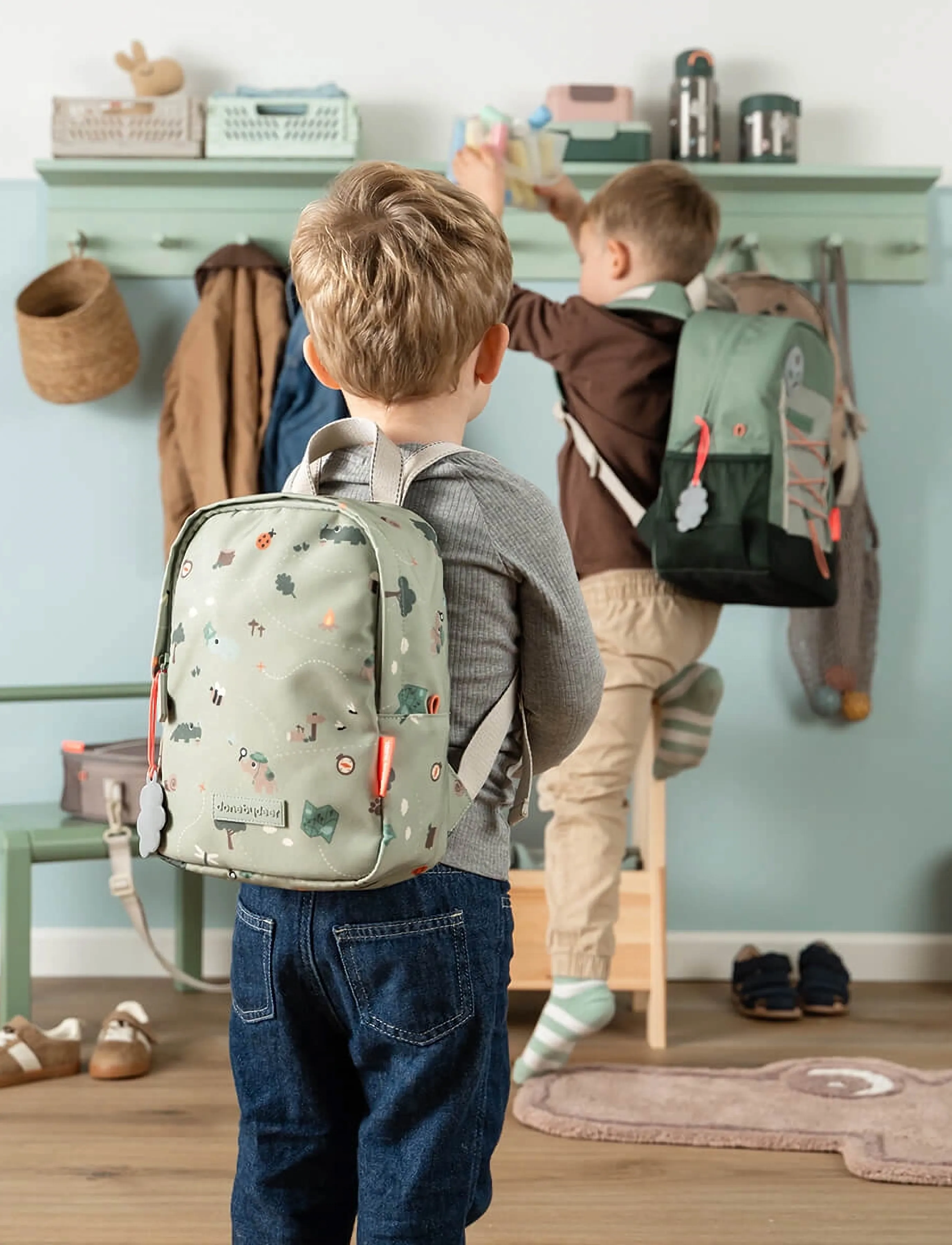 Done by Deer Tiny Backpack Trails Green 4 L, 19X 9X H 26 cm, Bags, Grün - Backpacks, Kinder