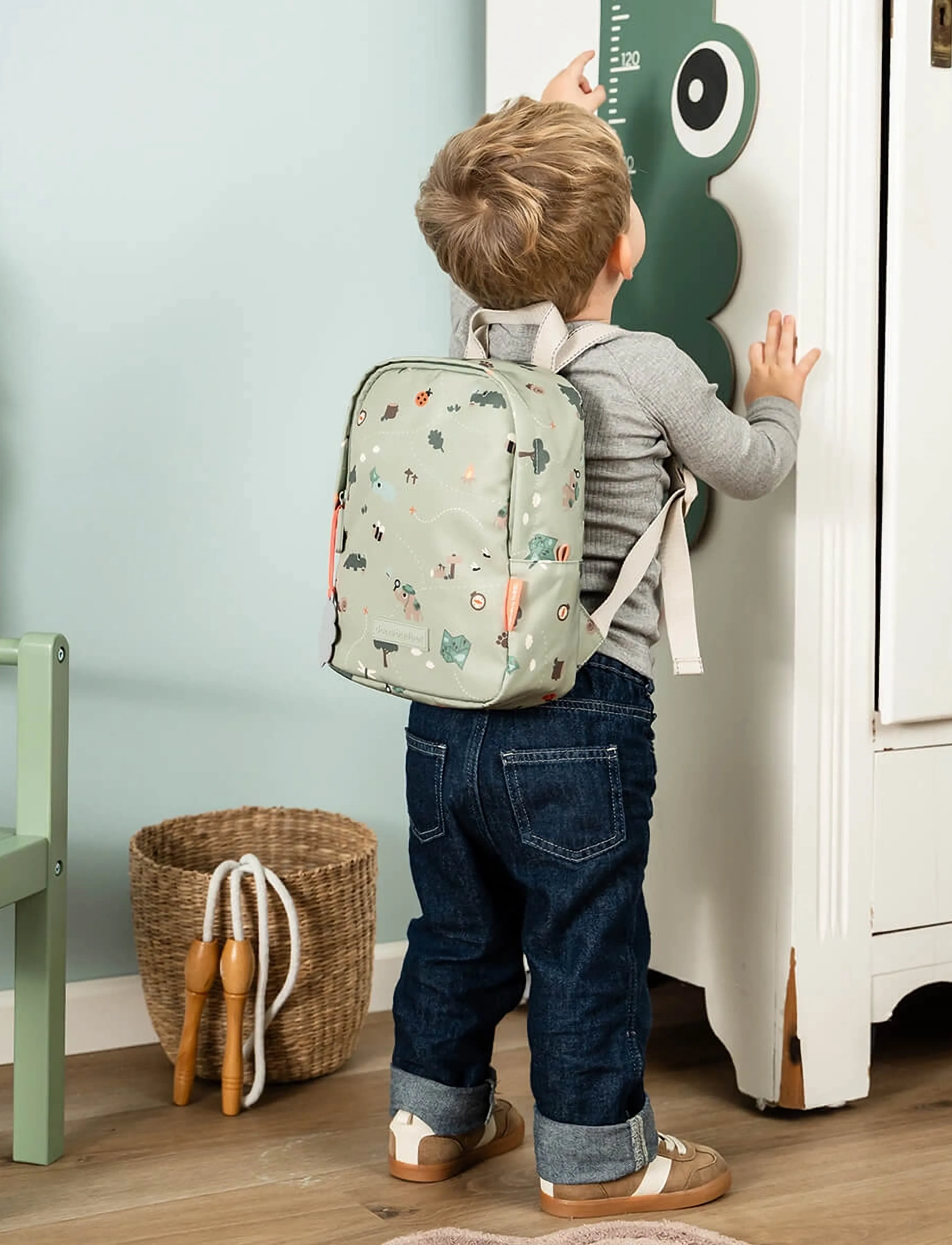 Done by Deer - Tiny backpack Tiny trails Green 4 L - plecaki - green - 5