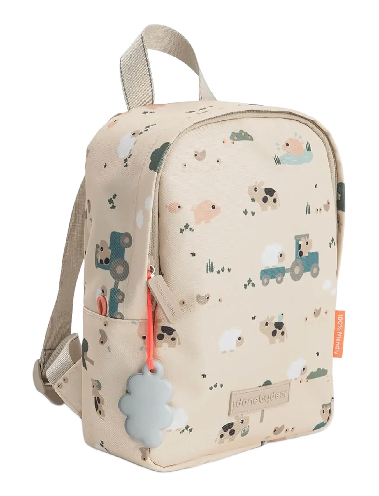 Done by Deer Tiny backpack Tiny farm Sand 4 L - Fylgihlutir - SAND / beige