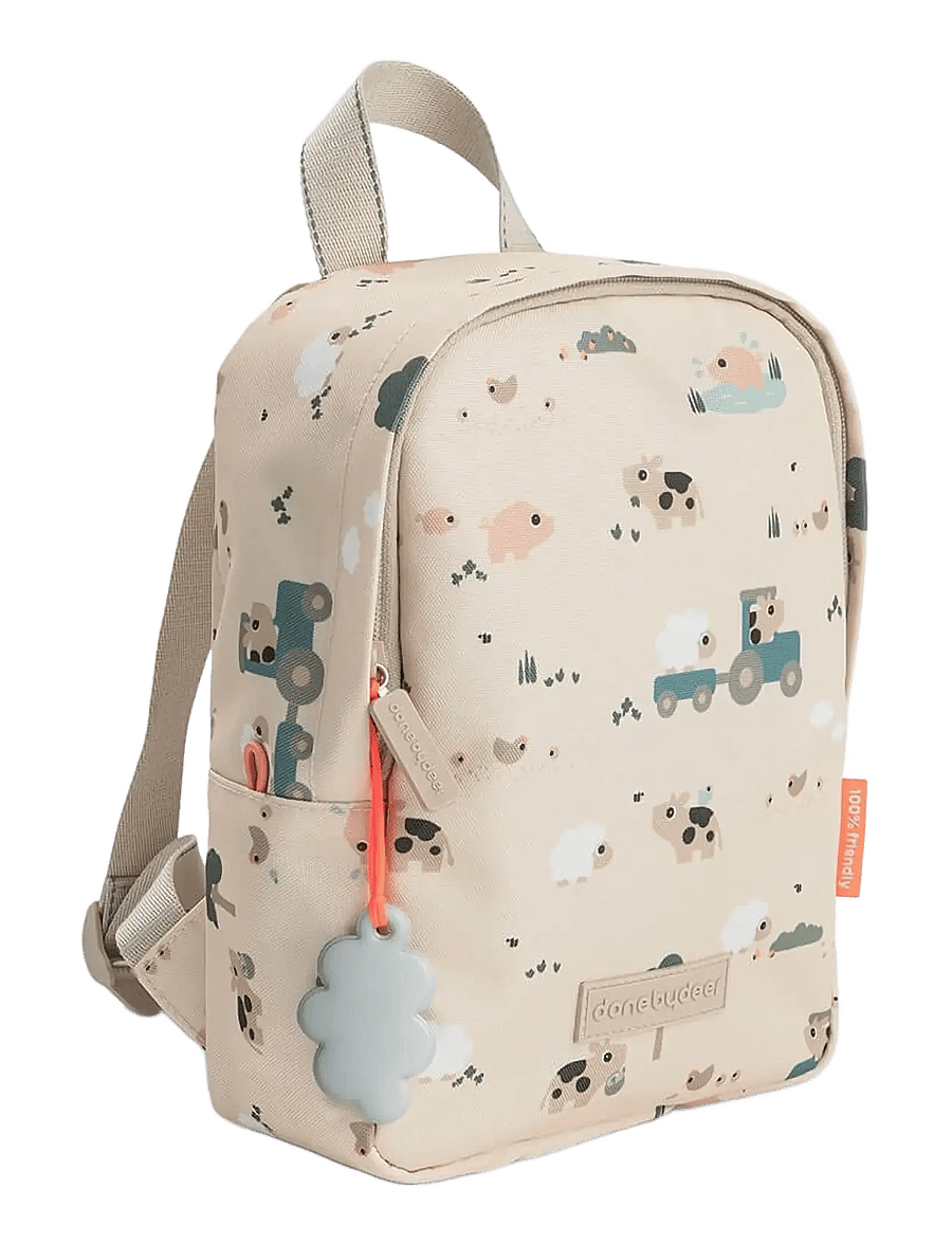 Done by Deer - Tiny backpack Tiny farm Sand 4 L - rucksäcke - sand - 1