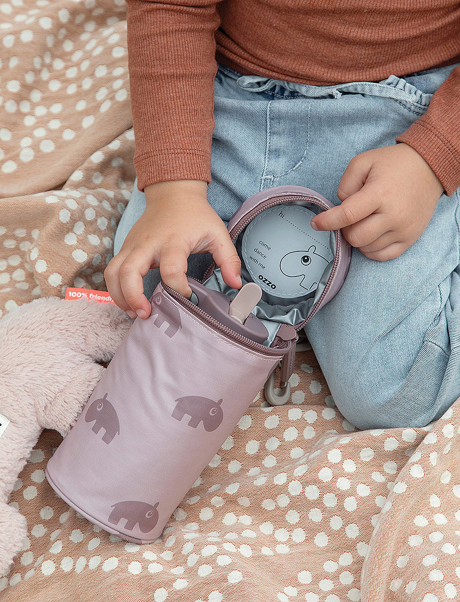 Done by Deer - Kids insulated bottle holder Croco Green - tillbehör till vattenflaskor - green - 3