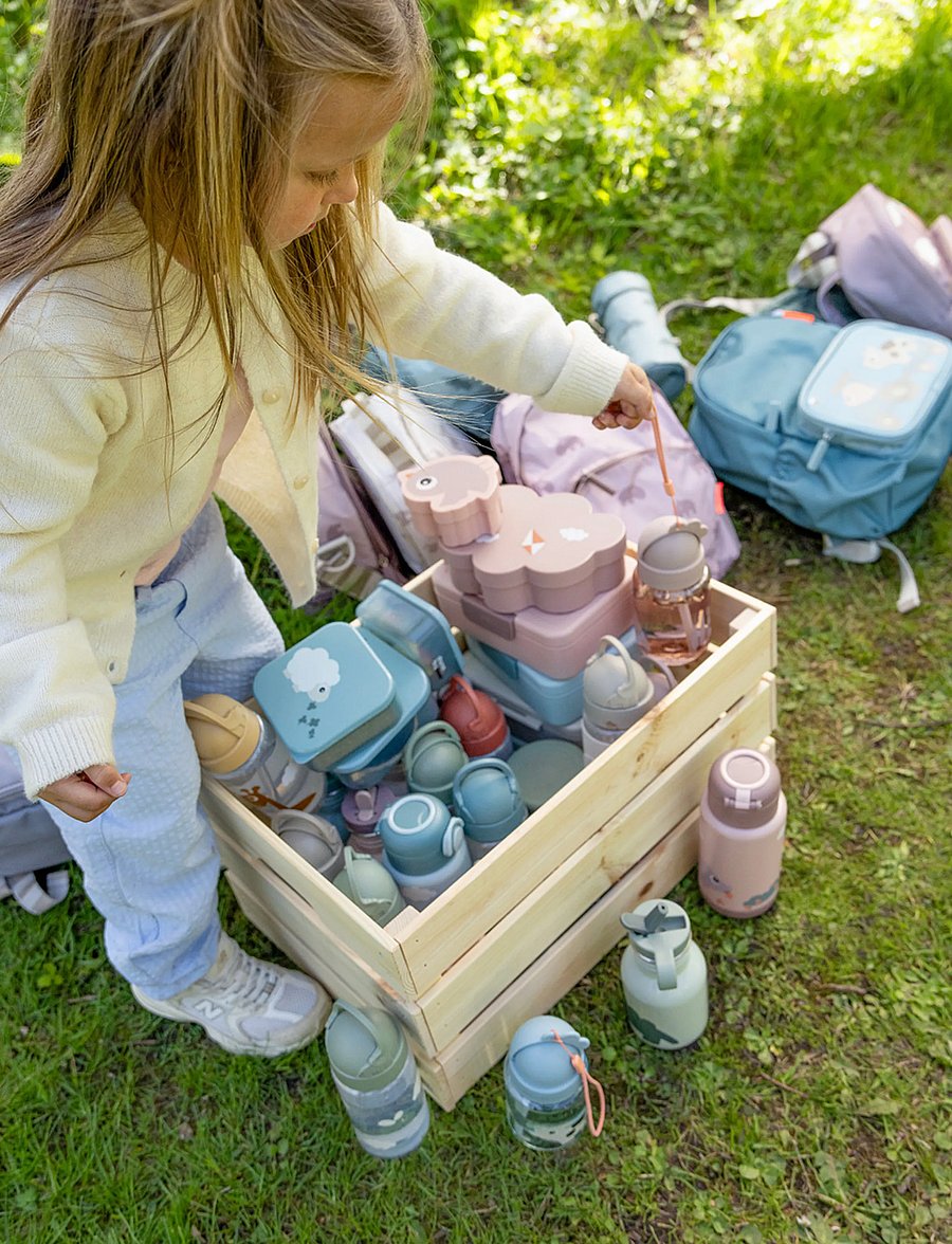 Done by Deer - Kids insulated bottle holder Croco Green - tillbehör till vattenflaskor - green - 4